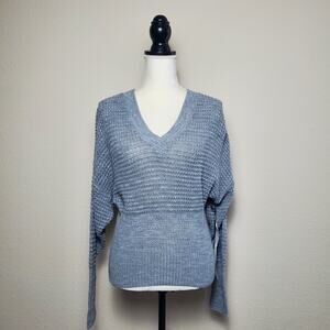 Leith Gray Dolman Sleeve Sweater Medium